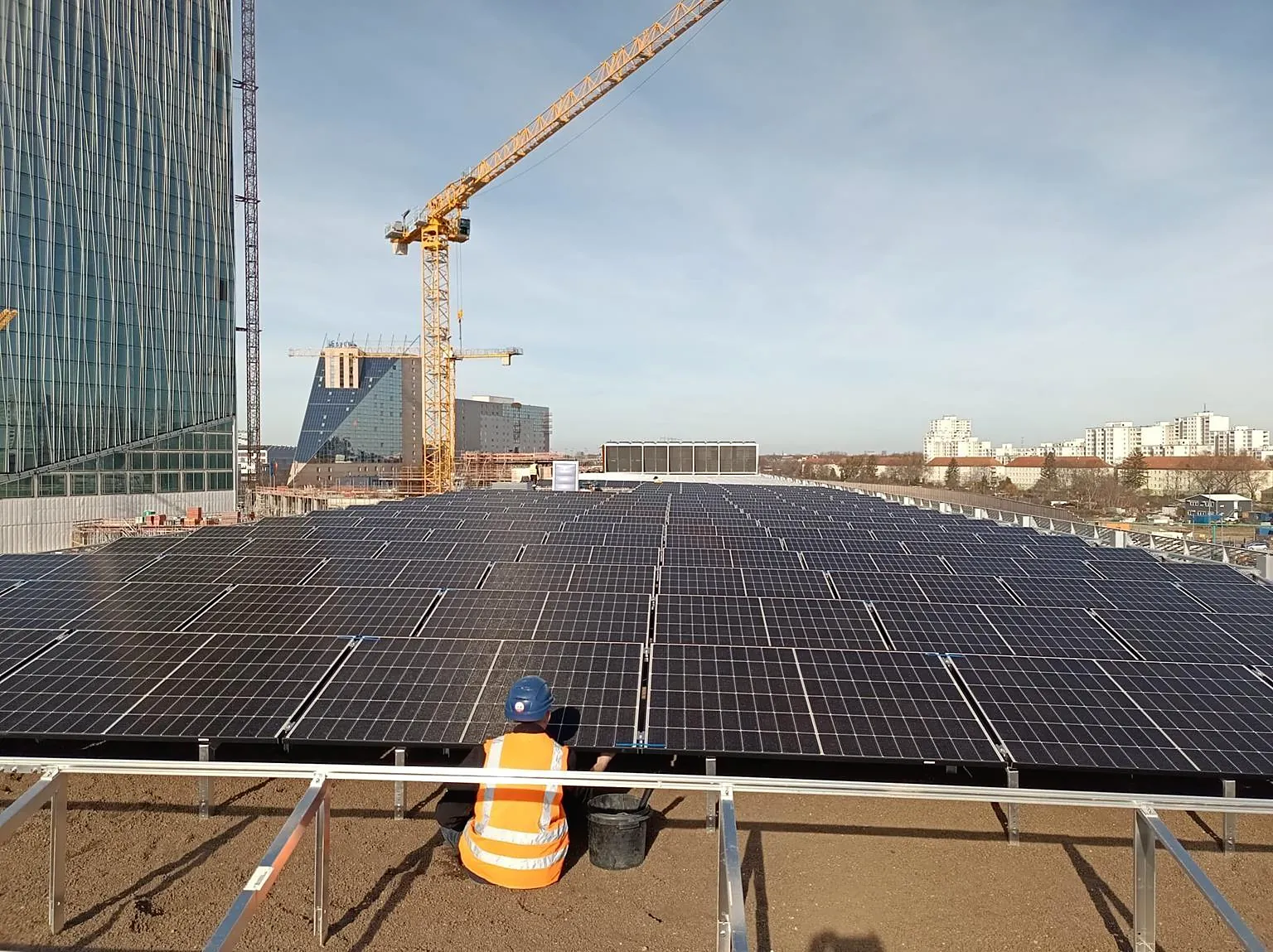 Rooftop photovoltaic installation