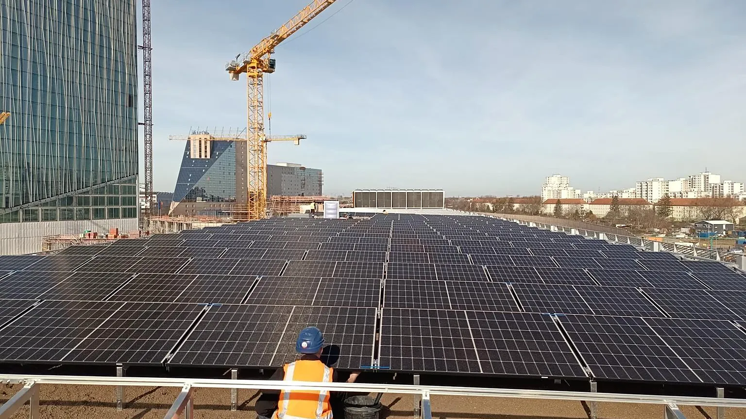 Rooftop photovoltaic installation