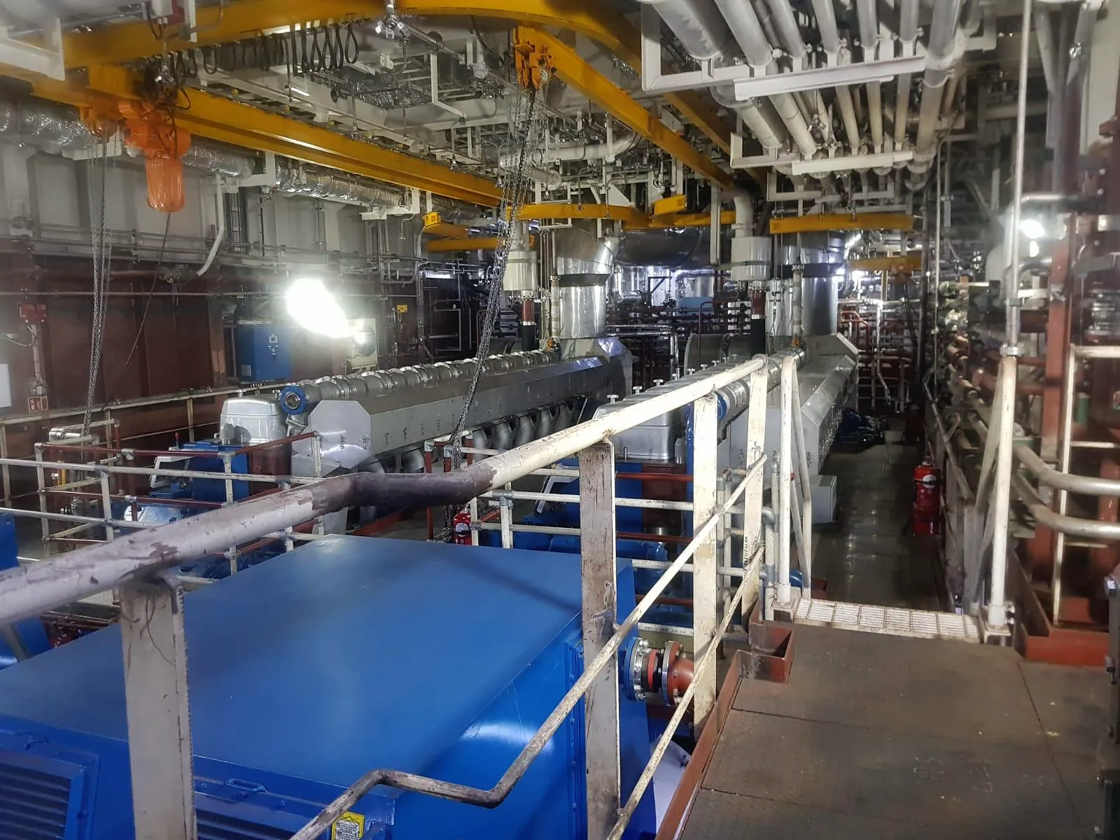 Electrical work on board an offshore vessel